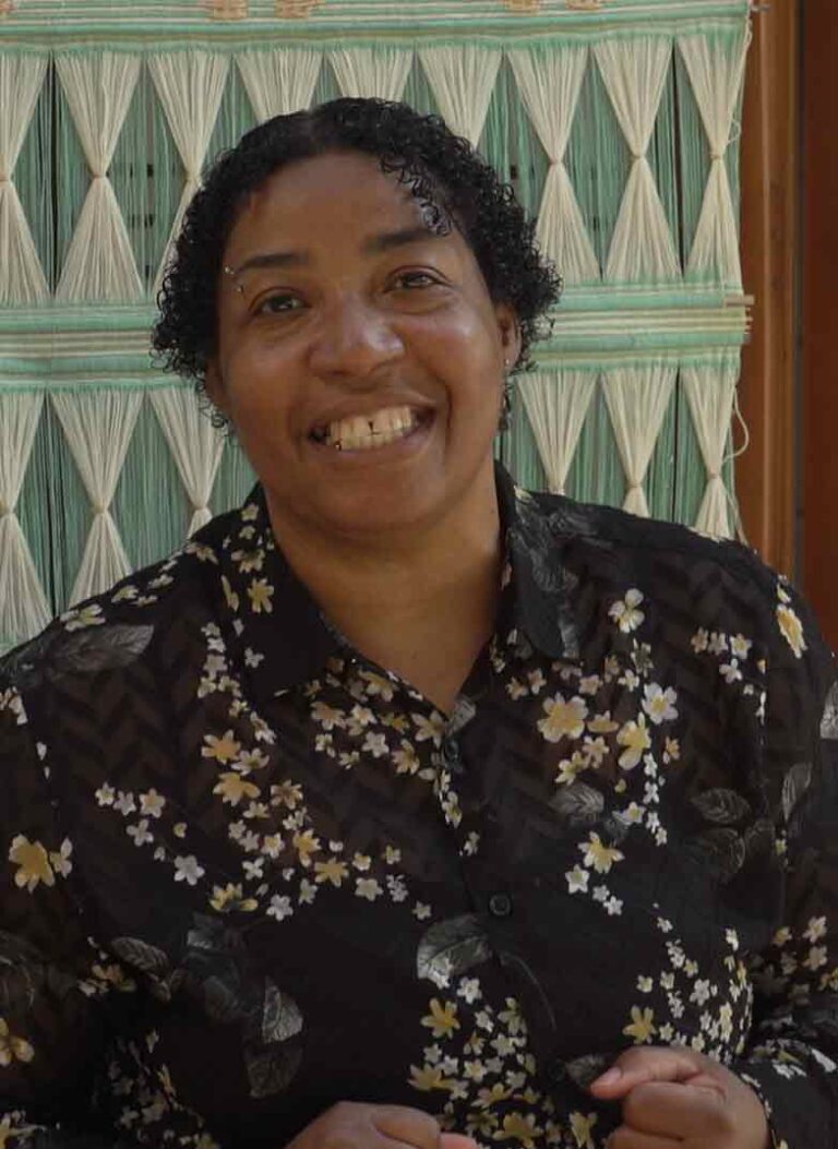Peta Robles, a black latino woman - an Afro-Peruvian